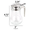 DODAMOUR 6.76 Oz Syrup Dispenser, Oil Dispenser Bottle with Non-Slip