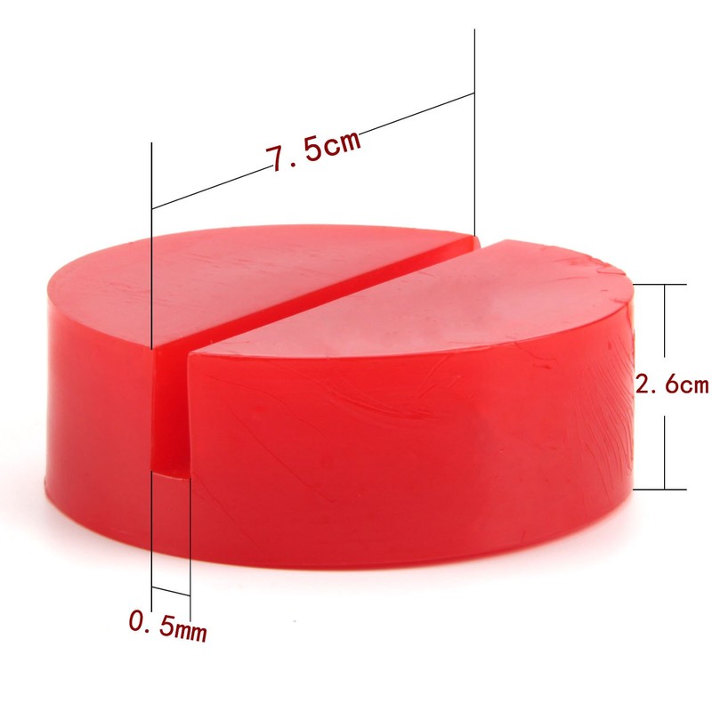 TAKPART Red Floor Jack Pad Adapter Universal for Pinch Weld