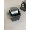 Set of 2 Weld On Trailer Tail Drag Casters, Solid