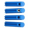 4PCS Fuel Injector Nozzle Flush Cleaner Adapter Universal Cleaning Tool