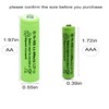 GSUIVEER AAA Nimh 600mAh 1.2v Rechargeable Battery for Outdoor Solar