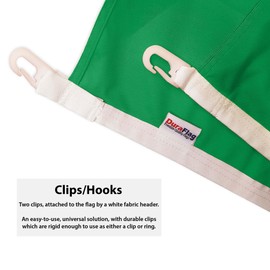 DuraFlag Italy 5ft x 3ft with Clips/Hooks - Premium Quality 5x3 Italian Flags