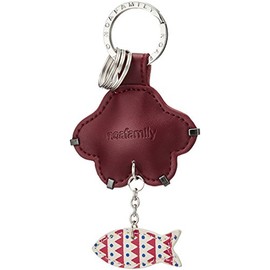 [Noah family] cat hand Key Ring J715 - red -