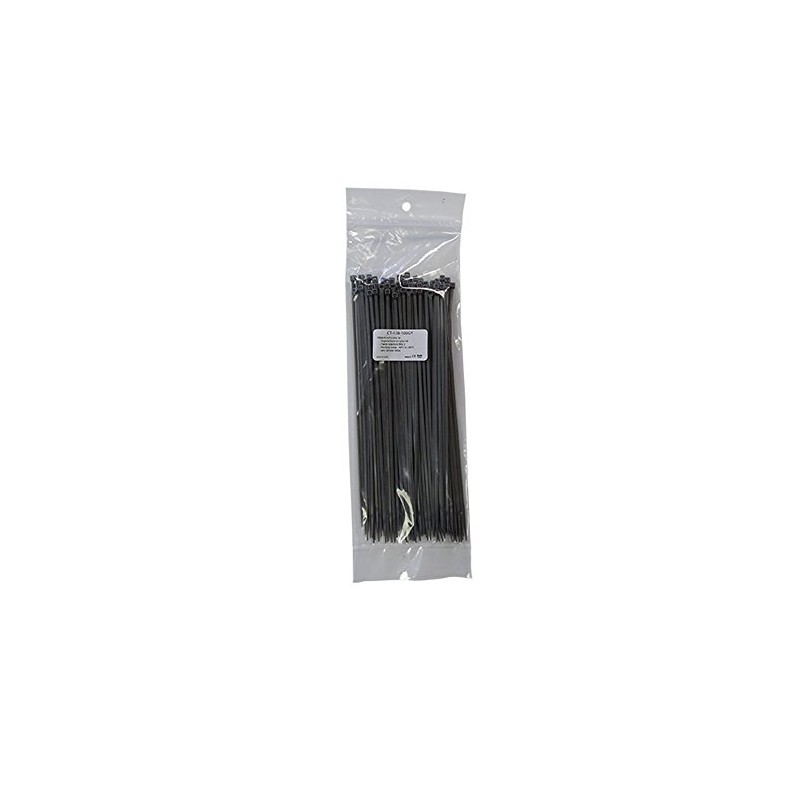 100pk 8 inch Cable tie (18lb) - UL94 V-2 Nylon
