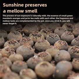 Citrus Pu'er Tea, Tangerine Peel Pu-erh Tea - 8.8oz (250g) Chinese Origin, Fragrant Citrus Aroma