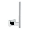 Grohe 40623001 Essentials Cube Spare Toilet Paper Holder, Starlight Chrome