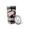 Curb Your Corn Cornhole Game Humor Stainless Steel Insulated Tumbler