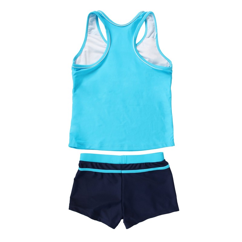JerrisApparel - Traje de baño de dos piezas para niñas