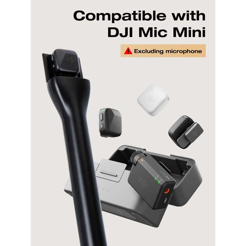 SUNMON Microphone Handheld Adapter with Foam Set for Dji Mini