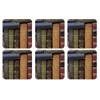 Pimpernel Archive Books Coasters, Set of 6