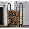 Fire Beauty Adjustable Firewood Holder Rack,Heavy-Duty Log Stand,Compatible with 2x4