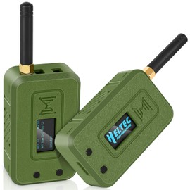 Meshnology 2 Set ESP32 LoRa V3 Module Board with 915 MHz Antenna + 3000mAh Battery + Case - WiFi Blue Tooth SX1262 CP2102 0.96” OLED Display Type C for Ar duino Meshtastic IoT (N35, Green)