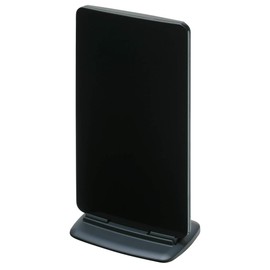 マスプロ電工 家庭用UHF卓上アンテナ ブースター内蔵型 ブラック UTA2B(BK)