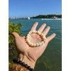 RAYON Green Opal Bead Bracelet Men Stretch 10mm 7, 7.5,