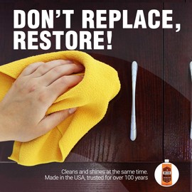 Milsek Orange Oil Furniture Polish and Cleaner - 4 Pack, 12 fl oz