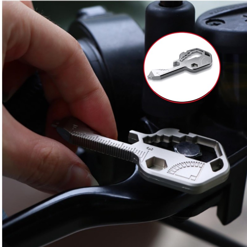 2pcs 24in 1 Multi-Function Portable Key Chain Accessories, Pocket Hand