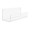 SOURCEONE.ORG Source One Premium Clear Acrylic Floating Wall Mount Shelves