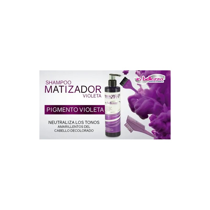 Shampoo Matizador Violeta Para El Cabello In Bellezza 300gr