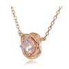 Plata de Ley Chapados en oro rosa imitación Gemstone 6
