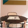 Cabilock 1 Set 2pcs Placemat Rose Gold Table Cloth Tablecloths
