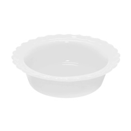 Chantal NEW Vintage Chantal Scalloped Rim 5" a 1.5" Individual White Pie Dish pot pie