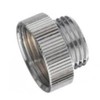 Shower Hose Reducer Chrome Plated Metal Adapter 3/4 FL To 1/2 ML