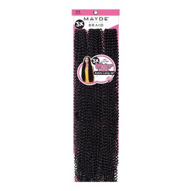 Mayde Beauty Crochet Braid 3X WATER CURL EXTRA LONG 26" (5-PACK, T27)