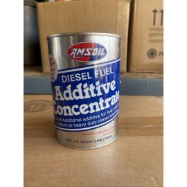 AMSOIL Diesel Fuel Additive Concentrate 1 Quart METAL FULL NOS