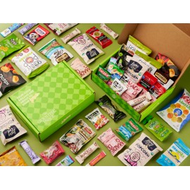 VEGAN Healthy Snacks Variety Pack [20 Count] Gluten Free Dairy Free Snacks Food Gifts | Gifts for Him, Her,Family, Military, Clients COLLEGE CARE PACKAGE | Kosher, Non GMOGet Well Gift Baskets