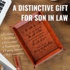 INNObeta Son in Law Gifts Valet Tray from Dad, Mom,