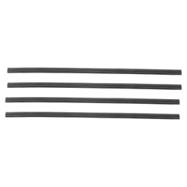 X AUTOHAUX 14inch 6x10.6mm Car Windshield Wiper Blade Refill Strip Black - 4pcs