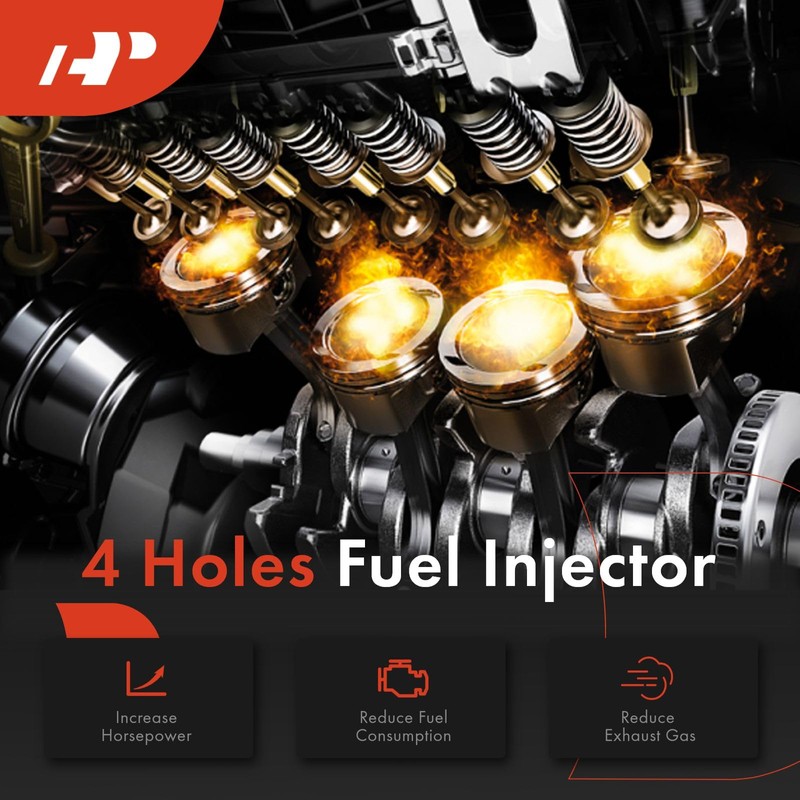 A-Premium Set of 6 Fuel Injectors Compatible with Volvo XC60
