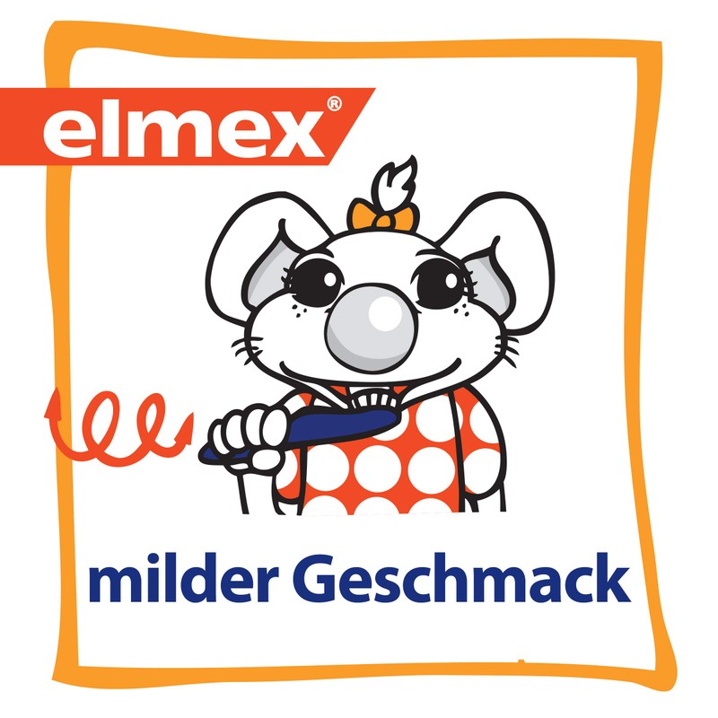 elmex Lern-Zahnbürste, weich, 6 Stück - Zahnbürste für Kinder von