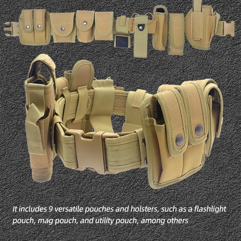 Namolit Outdoor Utility Belt Versatile Police Security Guard Modular Equipment