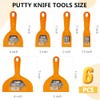 6 Pack Putty Knife 1.5" 2" 3" 4" 5" 6"