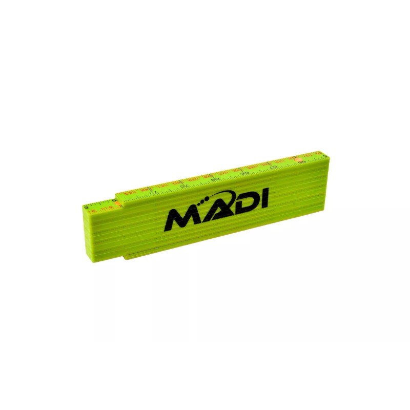 MADI MPFR-6 6' Inside Reading Fiberglass Folding Ruler