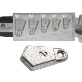 Do It Flat Bank Sinker 1/2, 3/4, 1, 1 1/2, 2 oz. Do it Mold (3379) FLB-5-A Cavities 5 Total