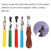 5Pcs Leather OverStitch Marking Wheel Handcrafted Scribe Point Make Tool