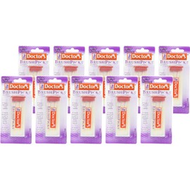 The Doctor's The Doctor's BrushPicks Interdental Toothpicks, 120 Count. (Pack of 10)