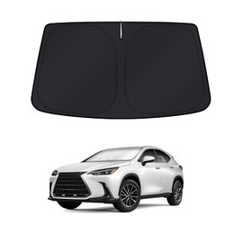 KUST Windshield Sun Shade for 2022-2025 2026 Lexus NX NX250 NX350 NX350h NX450h+ Sunshade Window Sun Visor Protector Foldable Blocks UV Rays Keep Your Car Cooler