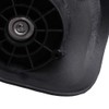 BQLZR Black Suitcase Wheels Replacement Left & Right Plastic Swivel