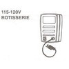 Weber #70887 Replacement Rotisserie Spit Motor with Cord for Weber