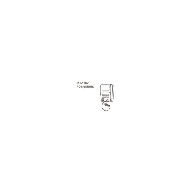 Weber #70887 Replacement Rotisserie Spit Motor with Cord for Weber
