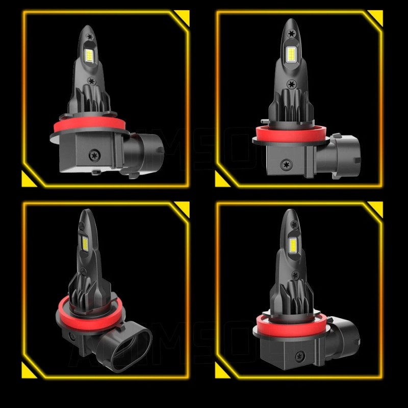 AUIMSOCO H11 LED Headlight Bulb Conversion Kit High Low Beam