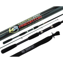 6ft 7ft Pike Spinning Fishing Rod. Composite 2pc Rod. Bass, Perch, Lure fishing