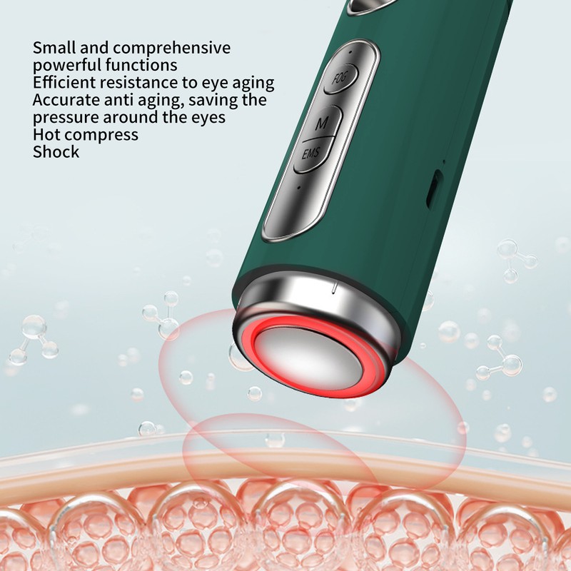 Handheld Eye Massager Wand EMS Sooth Fade Dark Circles Vibration