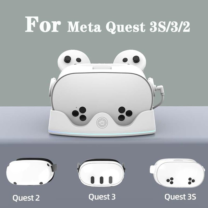 VR充電スタンド｜RGBライト搭載 タッチ操作｜一括充電・収納 保護機能付き｜省スペース設計