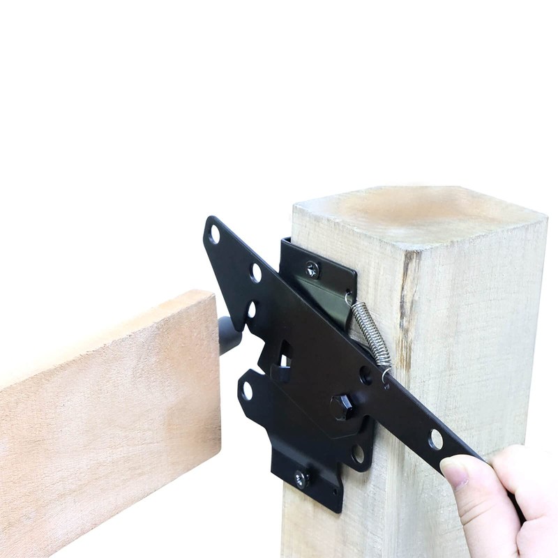 Heavy Duty Self-Locking Post Mount Automatic Gravity Lever Gate Latch