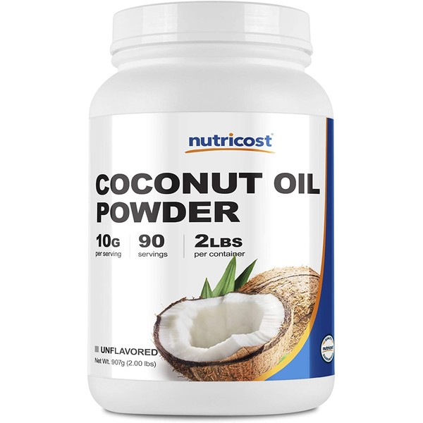 Nutricost Coconut Oil Powder 2 LBS (90 Servings) - Non-GMO and Gluten-Free - Premium Quality