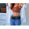 Thx4COPPER Rückenbandage, Sacroiliac Hüftgürtel Atmungsaktive, Unisex - L